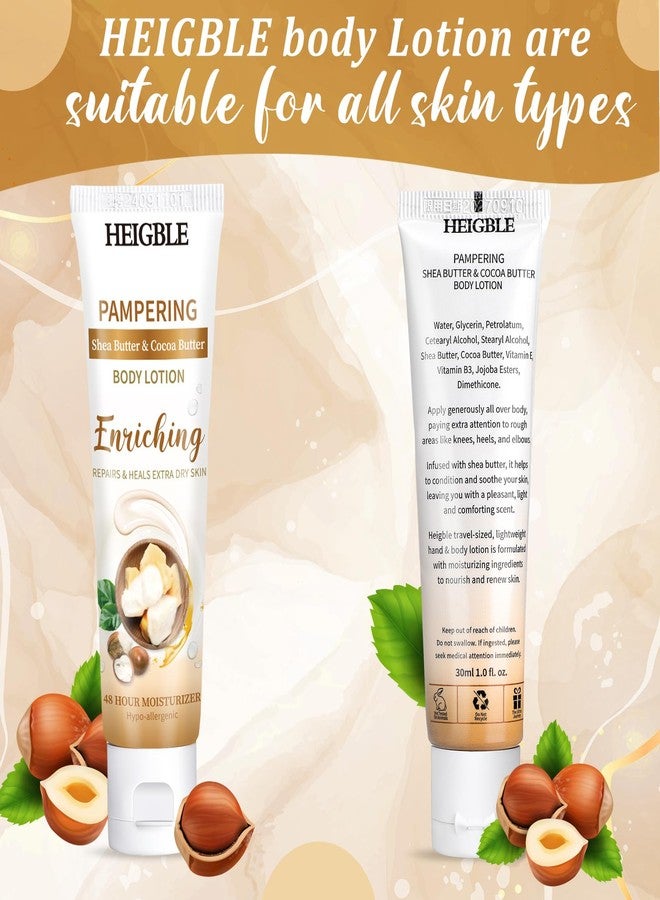 Heigble 50 Pack Travel Size Body Lotion 1 oz Shea Butter Cocoa Butter Body Lotion Dry Skin Moisturizer with Flip Cap for Extra Dry Skin, Inns, Hotels Resorts, Airlines, Offices, Gyms and More - Image 5